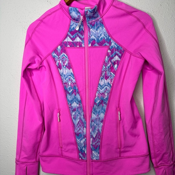 Ivivva by Lululemon Hot Pink Perfect Your Practice Full Zip Track Jacket 14 - Picture 6 of 15